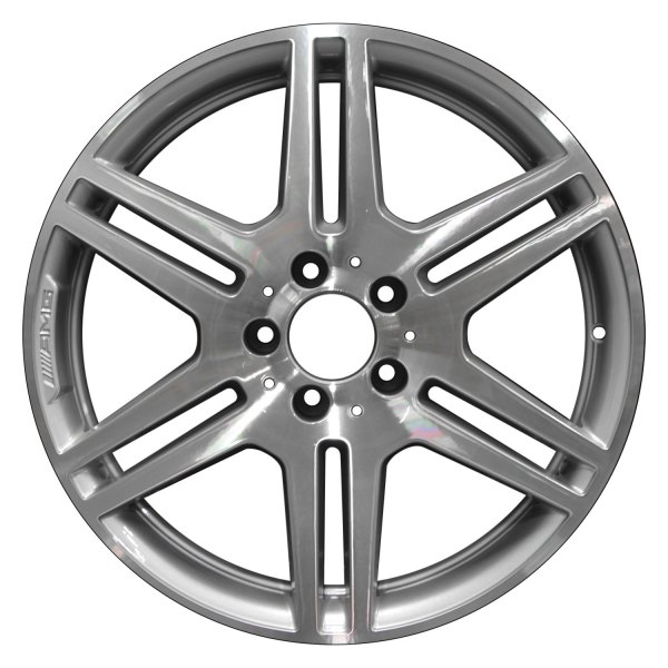 Perfection Wheel® - 18 x 8.5 6 Double I-Spoke Bright Medium Silver Machined Alloy Factory Wheel (Refinished)