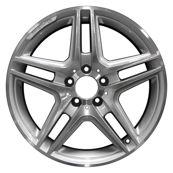 Perfection Wheel® - 18 x 8 Double 5-Spoke Bright Medium Silver Machined Alloy Factory Wheel (Refinished)