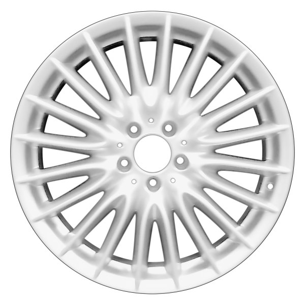 Perfection Wheel® - 19 x 8.5 20 I-Spoke Bright Fine Metallic Silver Full Face Alloy Factory Wheel (Refinished)