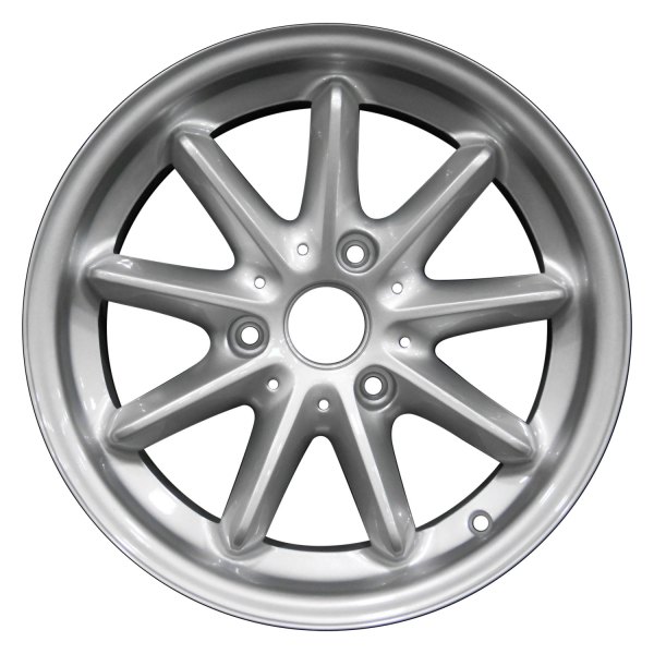 Perfection Wheel® - 15 x 5.5 9 I-Spoke Bright Medium Silver Full Face Alloy Factory Wheel (Refinished)