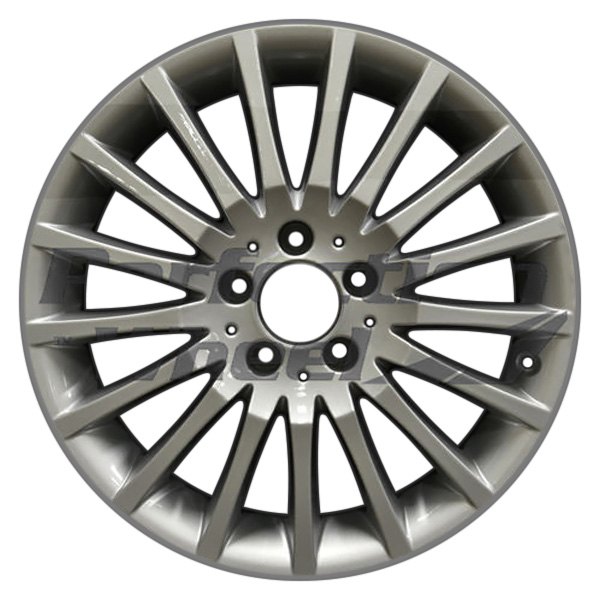 Perfection Wheel® - 17 x 8.5 17 I-Spoke Bright Fine Silver Full Face Alloy Factory Wheel (Refinished)