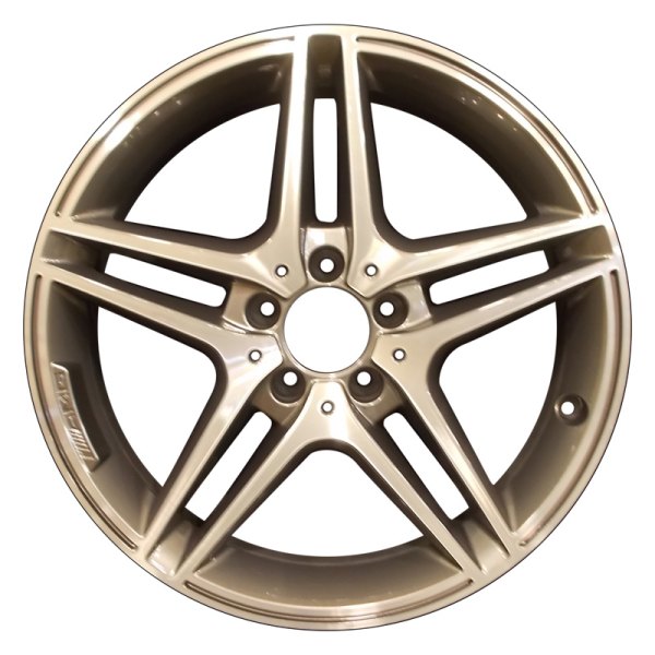 Perfection Wheel® - 18 x 8 Double 5-Spoke Bright Metallic Charcoal Machined Alloy Factory Wheel (Refinished)