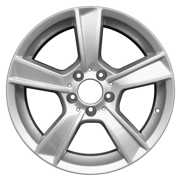 Perfection Wheel® - 17 x 7.5 5-Spoke Medium Sparkle Silver Full Face Alloy Factory Wheel (Refinished)