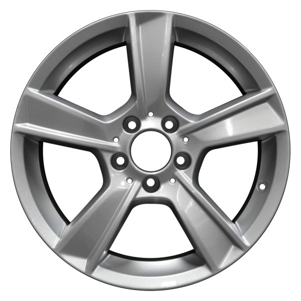Perfection Wheel® - 17 x 8.5 5-Spoke Medium Sparkle Silver Full Face Alloy Factory Wheel (Refinished)