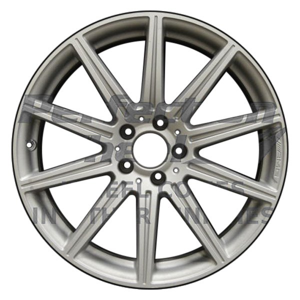 Perfection Wheel® - 19 x 9 10 I-Spoke Bright Metallic Charcoal Machined Bright Alloy Factory Wheel (Refinished)