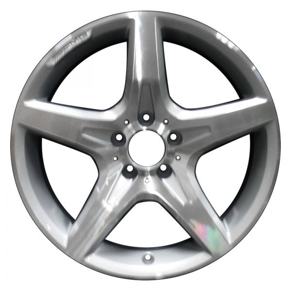 Perfection Wheel® - 18 x 8.5 5-Spoke Bright Fine Metallic Silver Machined Alloy Factory Wheel (Refinished)