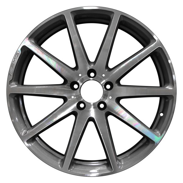 Perfection Wheel® - 19 x 9 10 I-Spoke Dark Gray Sparkle Machined Bright Alloy Factory Wheel (Refinished)