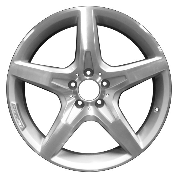 Perfection Wheel® - 19 x 8.5 5-Spoke Fine Bright Silver Machined Bright Alloy Factory Wheel (Refinished)