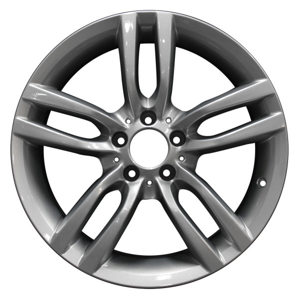 Perfection Wheel® - 18 x 9.5 Double 5-Spoke Dark Silver Full Face Alloy Factory Wheel (Refinished)