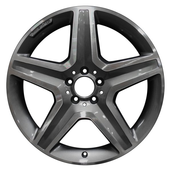 Perfection Wheel® - 20 x 9 5-Spoke Dark Sparkle Charcoal Machined Bright Alloy Factory Wheel (Refinished)