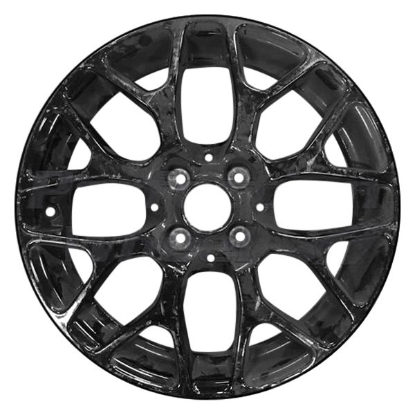 Perfection Wheel® - 16 x 6 8 Y-Spoke Black Full Face Alloy Factory Wheel (Refinished)