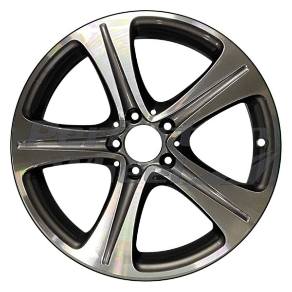 Perfection Wheel® - 18 x 8 5-Spoke Metalic Charcoal with Machined Alloy Factory Wheel (Refinished)