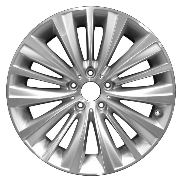 Perfection Wheel® - 19 x 8.5 5 W-Spoke Medium Sparkle Silver Machined Alloy Factory Wheel (Refinished)