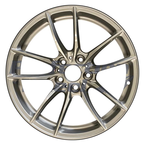 Perfection Wheel® - 18 x 9 Double 5-Spoke Moonwalk Gray Metallic Full Face PIB Alloy Factory Wheel (Refinished)