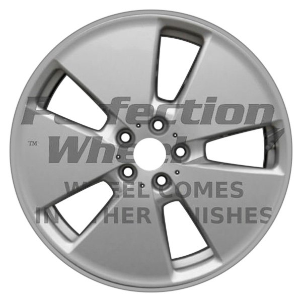 Perfection Wheel® - 19 x 5.5 5-Spoke Fine Sparkle Silver Full Face Alloy Factory Wheel (Refinished)