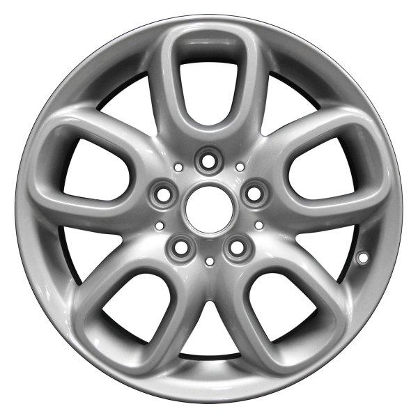 Perfection Wheel® - 16 x 7 5 V-Spoke Bright Medium Silver Full Face Alloy Factory Wheel (Refinished)