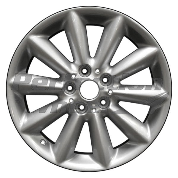 Perfection Wheel® - 17 x 7.5 10 I-Spoke Medium Silver Full Face Alloy Factory Wheel (Refinished)