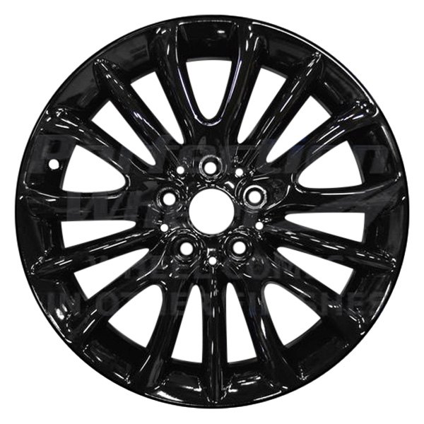 Perfection Wheel® - 17 x 7.5 15 Alternating-Spoke Black Full Face PIB Alloy Factory Wheel (Refinished)