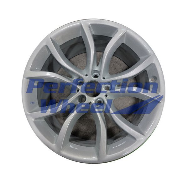 Perfection Wheel® - 19 x 9 5 V-Spoke Bright Metallic Silver Full Face Alloy Factory Wheel (Refinished)