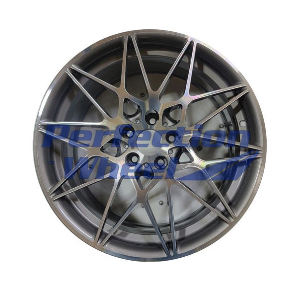 Perfection Wheel® - 20 x 9 20 Spider-Spoke Medium Silver Machine PIB Alloy Factory Wheel (Refinished)