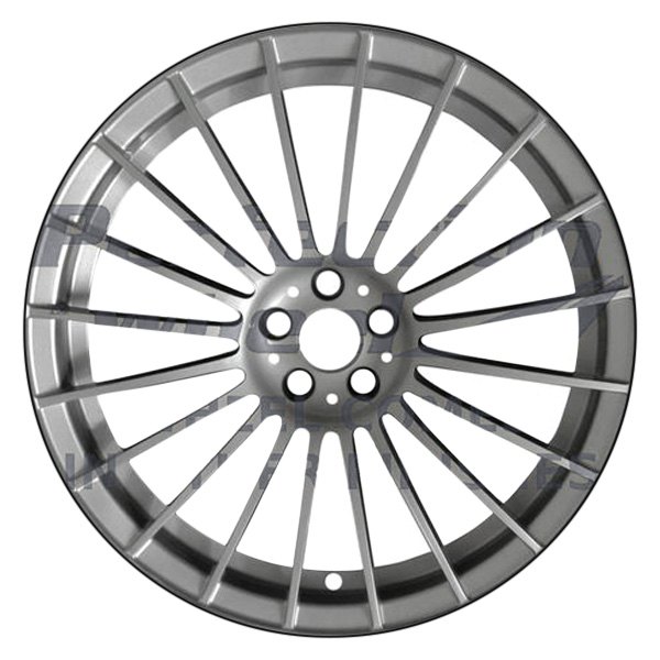 Perfection Wheel® - 21 x 8.5 20 I-Spoke Sparkle Silver Lip Cut PIB Alloy Factory Wheel (Refinished)