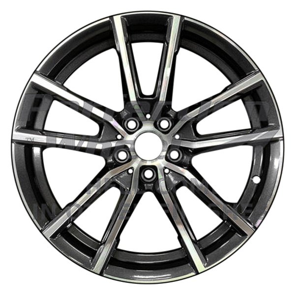 Perfection Wheel® - 18 x 7.5 5 Split-Spoke Dark Sparkle Charcoal Machined Alloy Factory Wheel (Refinished)