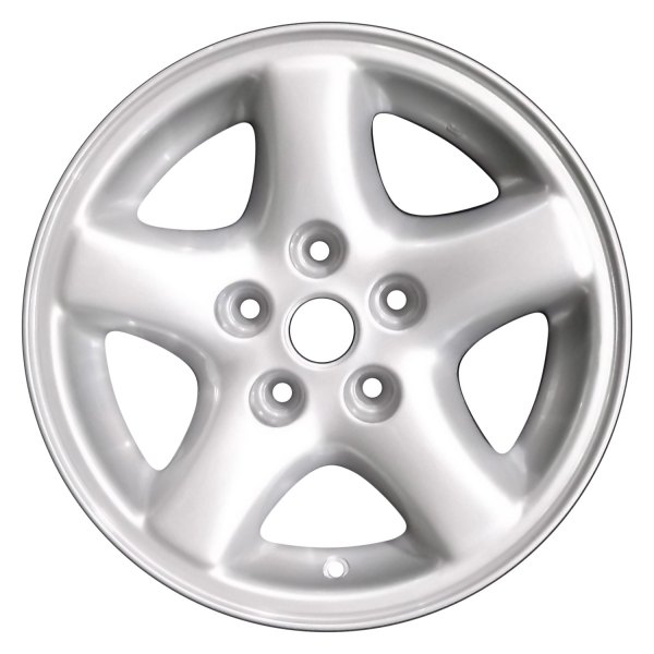 Perfection Wheel® - 15 x 7 5-Spoke Sparkle Silver Full Face Alloy Factory Wheel (Refinished)