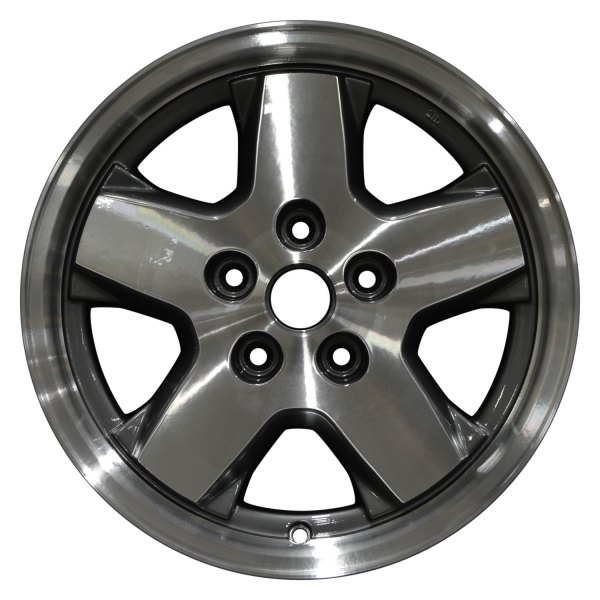 Perfection Wheel® - 16 x 7 5-Spoke Metallic Charcoal Machined Alloy Factory Wheel (Refinished)