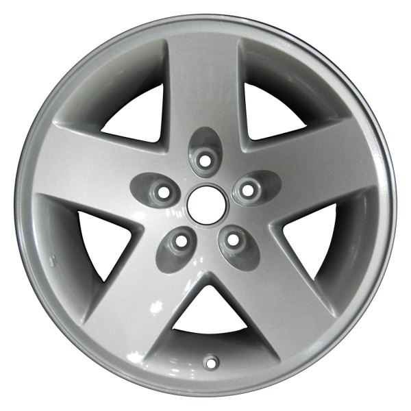 Perfection Wheel® - 16 x 8 5-Spoke Sparkle Silver Full Face Alloy Factory Wheel (Refinished)
