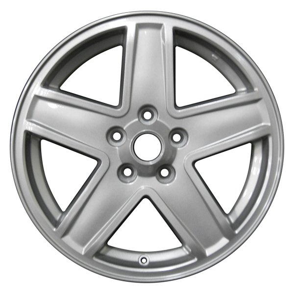 Perfection Wheel® - 17 x 6.5 5-Spoke Sparkle Silver Full Face Alloy Factory Wheel (Refinished)