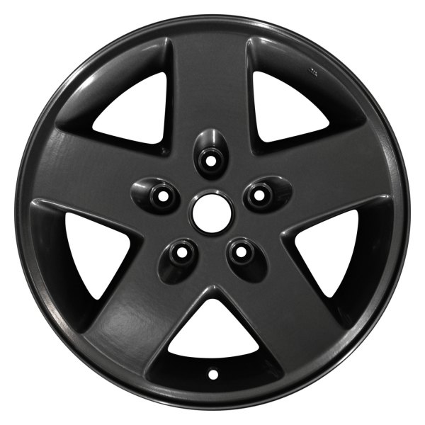 Perfection Wheel® - 17 x 7.5 5-Spoke Carbon Gray Full Face Satin Clear Alloy Factory Wheel (Refinished)