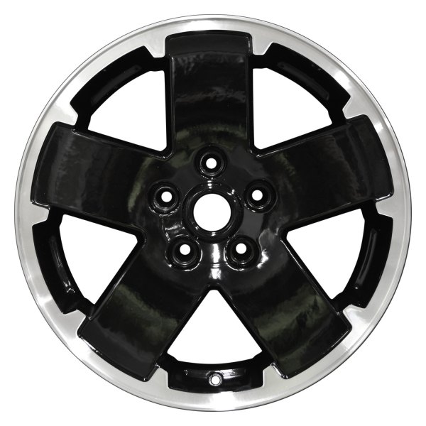 Perfection Wheel® - 18 x 7.5 5-Spoke Black Flange Cut Alloy Factory Wheel (Refinished)