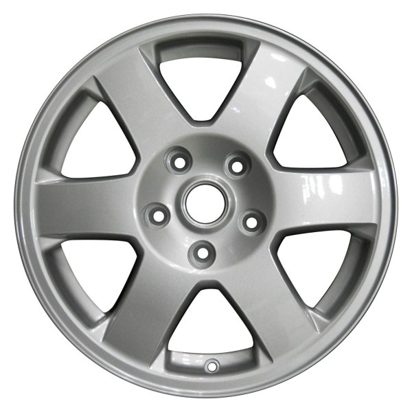 Perfection Wheel® - 17 x 7.5 6 I-Spoke Bright Sparkle Silver Full Face Alloy Factory Wheel (Refinished)