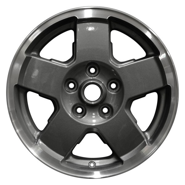 Perfection Wheel® - 17 x 7.5 5-Spoke Dark Sparkle Charcoal Flange Cut Alloy Factory Wheel (Refinished)