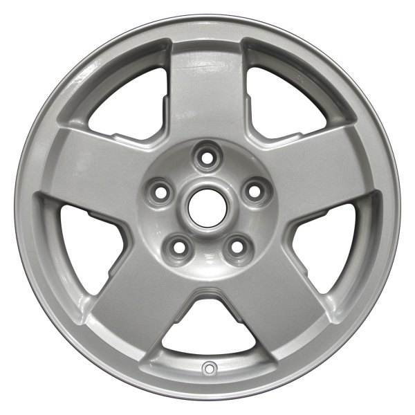 Perfection Wheel® - 17 x 7.5 5-Spoke Fine Sparkle Silver Full Face Alloy Factory Wheel (Refinished)