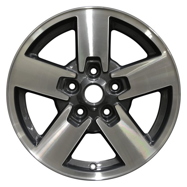 Perfection Wheel® - 17 x 7.5 5-Spoke Blueish Metallic Charcoal Machined Alloy Factory Wheel (Refinished)