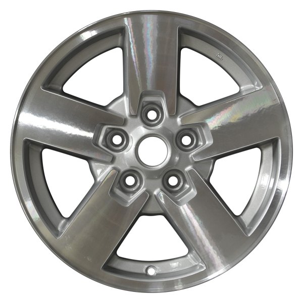Perfection Wheel® - 17 x 7.5 5-Spoke Sparkle Silver Machined Alloy Factory Wheel (Refinished)