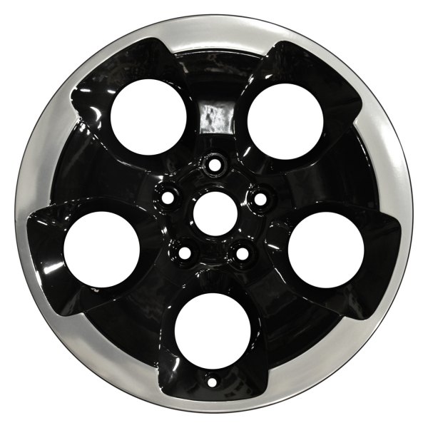 Perfection Wheel® - 18 x 7.5 5-Hole Gloss Black Polish with Sticker Alloy Factory Wheel (Refinished)