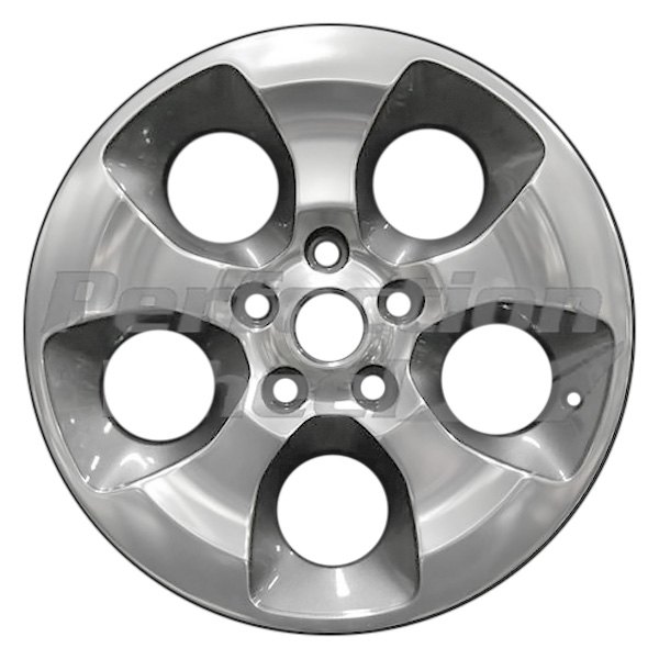 Perfection Wheel® - 18 x 7.5 5-Hole Black Primer Medium Charcoal Polish Alloy Factory Wheel (Refinished)