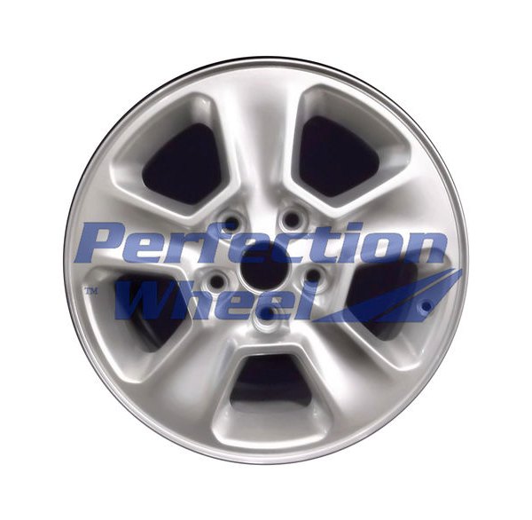 Perfection Wheel® - 17 x 8 5-Spoke Bright Metallic Silver Full Face Alloy Factory Wheel (Refinished)