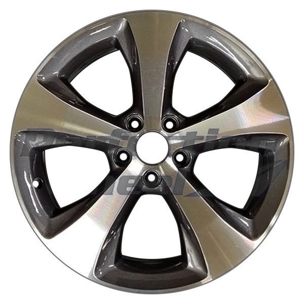 Perfection Wheel® Jeep Cherokee 2018 5Spoke Dark Charcoal Polished