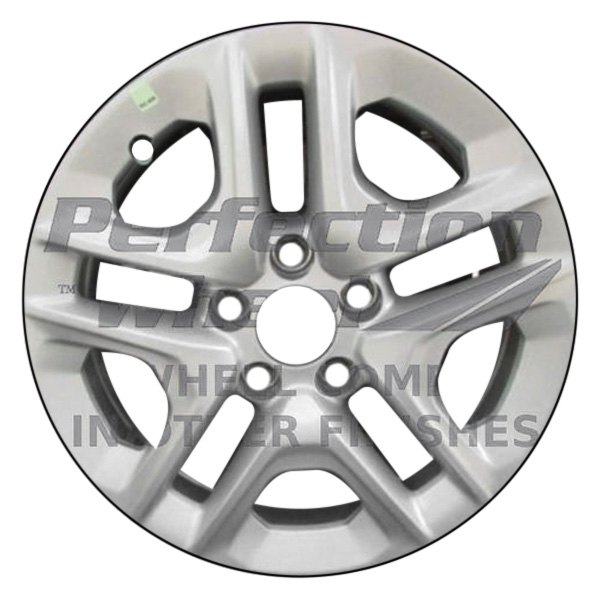 Perfection Wheel® - 16 x 6.5 5 V-Spoke Metallic Silver Full Face Alloy Factory Wheel (Refinished)