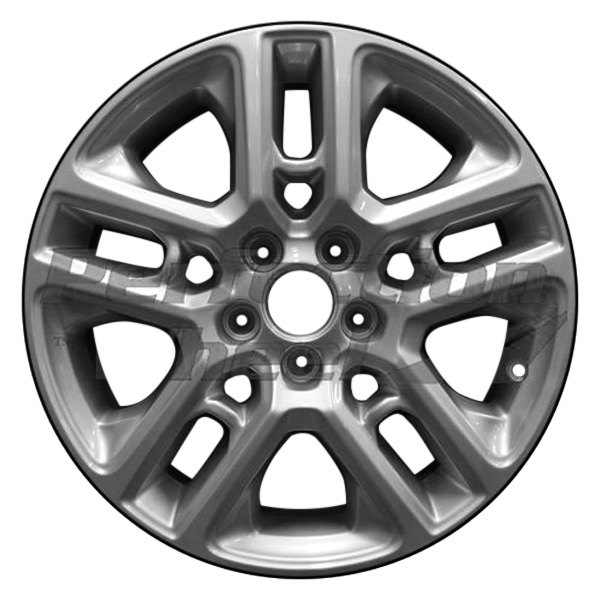 Perfection Wheel® - 17 x 7 Double 5-Spoke Fine Bright Silver Full Face Alloy Factory Wheel (Refinished)