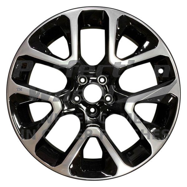 Perfection Wheel® - 19 x 7.5 5 V-Spoke Shadow Gray Full Face Matte Clear Alloy Factory Wheel (Refinished)