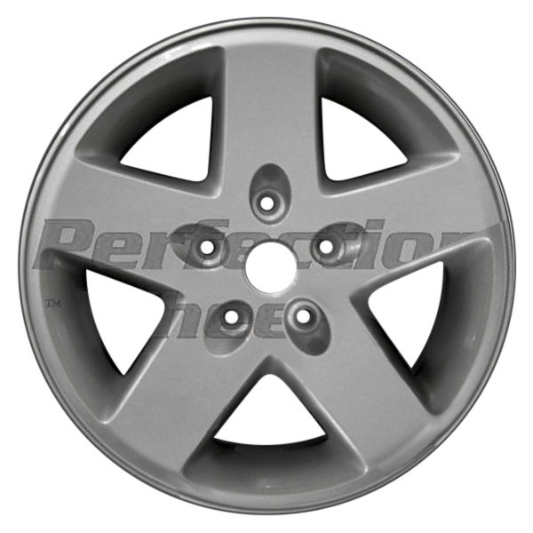 Perfection Wheel® - 17 x 7.5 5-Spoke Bright Sparkle Silver Full Face Alloy Factory Wheel (Refinished)