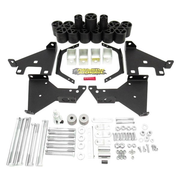 Performance Accessories® PA10303 3" x 3" Front and Rear Body Lift Kit