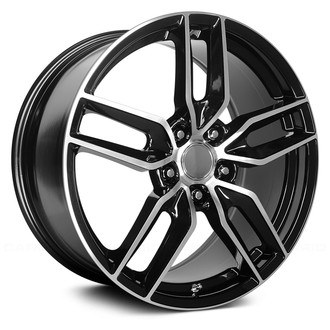 PERFORMANCE REPLICAS® - 160 Gloss Black with Machined Spokes