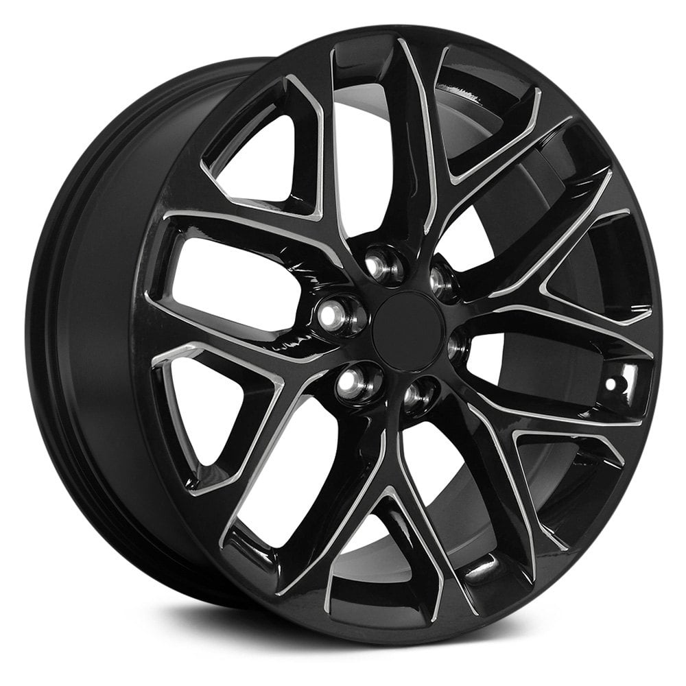 PERFORMANCE REPLICAS® 177 Wheels - Gloss Black with Milled Accents Rims