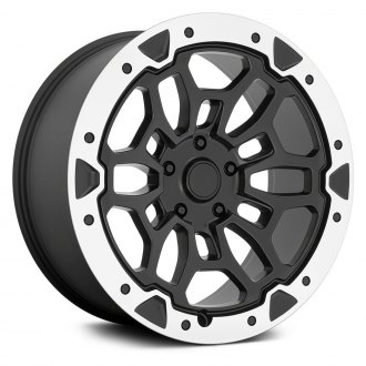 PERFORMANCE REPLICAS® - 215 Matte Black with Machined Lip