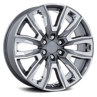 PERFORMANCE REPLICAS® - 225 Gloss Gunmetal with Chrome Accents